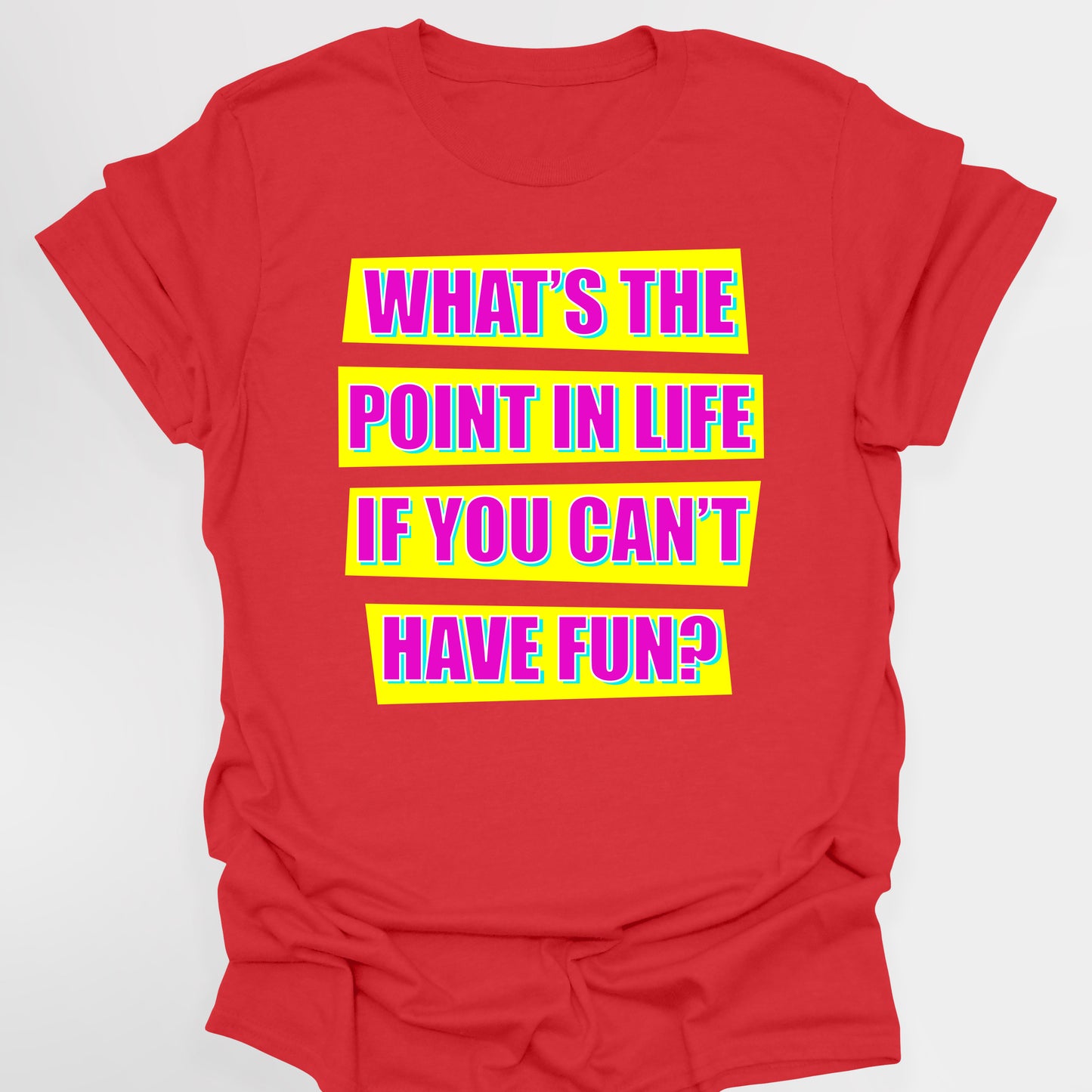 WHAT'S THE POINT IN LIFE IF YOU CAN'T HAVE FUN? - Absolutely Fabulous T-Shirt