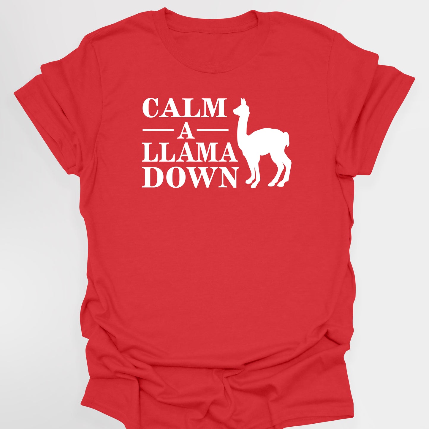 CALM A LLAMA DOWN Crimp - The Mighty Boosh T-Shirt