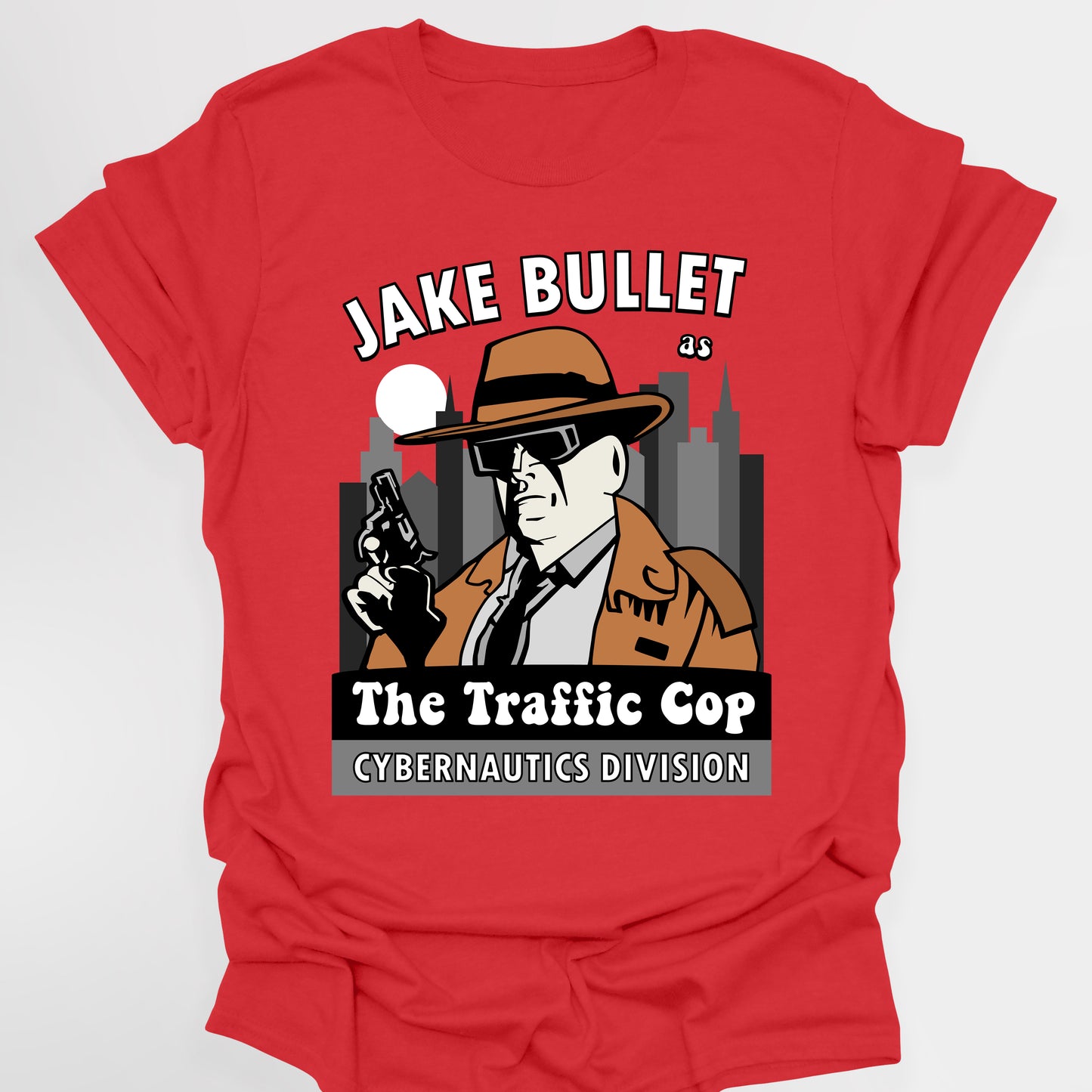 JAKE BULLET 'THE TRAFFIC COP' Cybernautics Division, Red Dwarf T-shirt