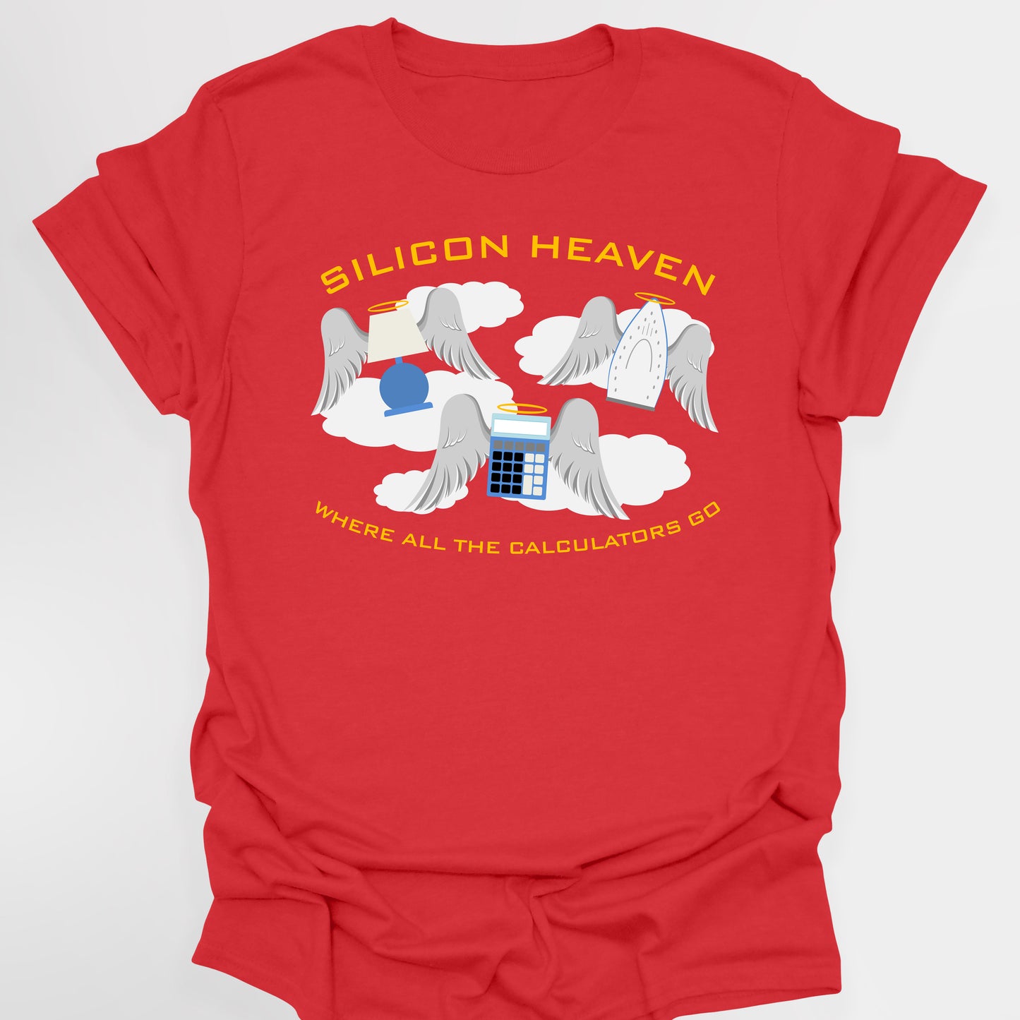 SILICON HEAVEN - WHERE ALL THE CALCULATORS GO - Red Dwarf T-Shirt