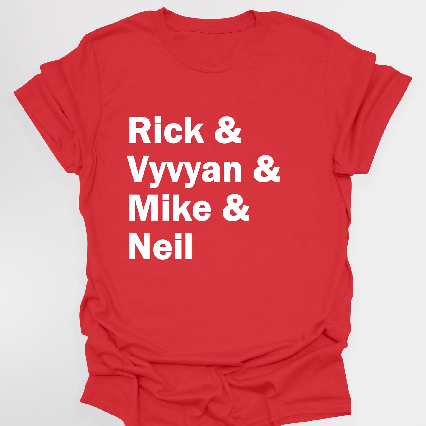 RICK & VYVYAN & MIKE & NEIL - The Young Ones T-Shirt