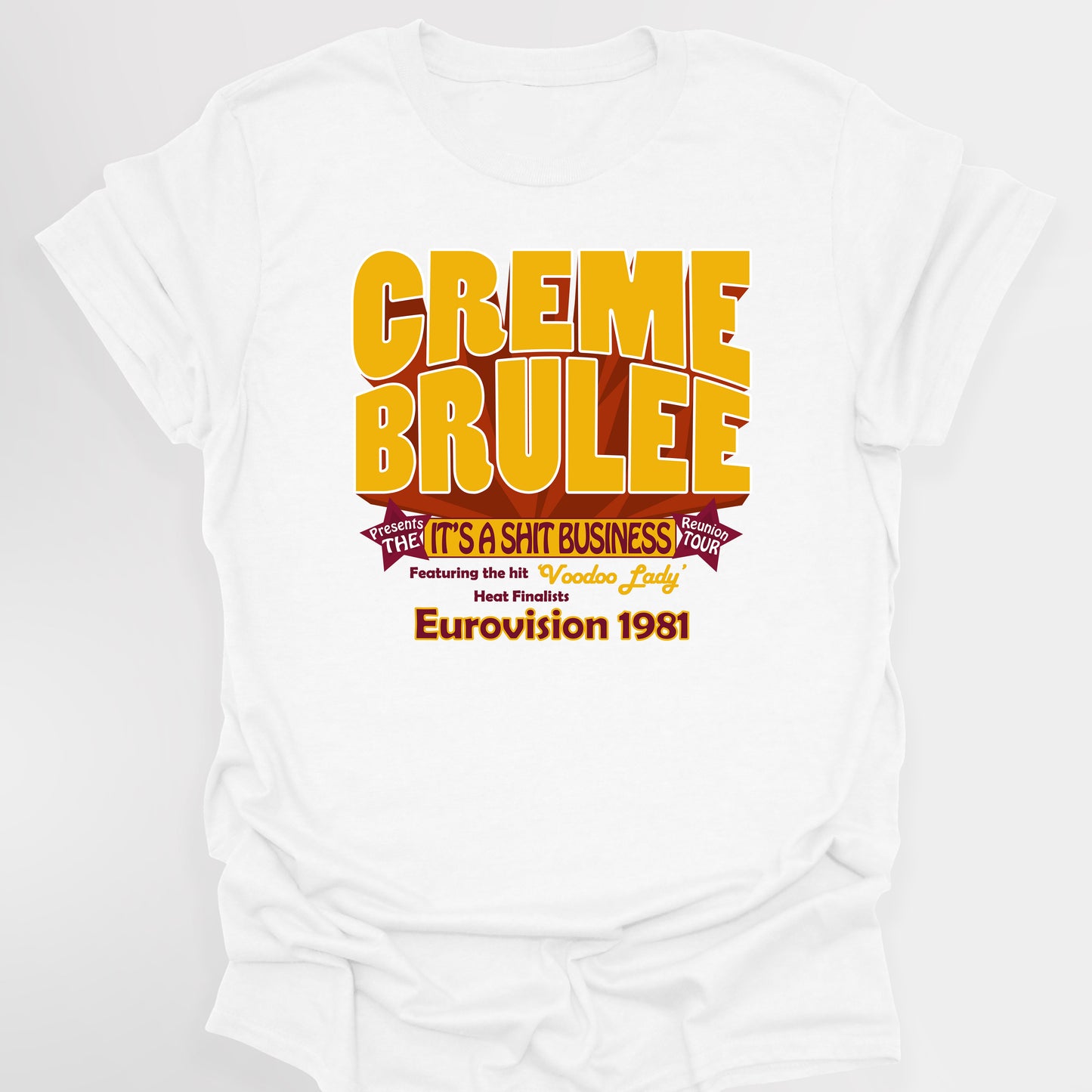 CREME BRULEE / SHIT BUSINESS TOUR / EUROVISION - League Of Gentlemen T-Shirt