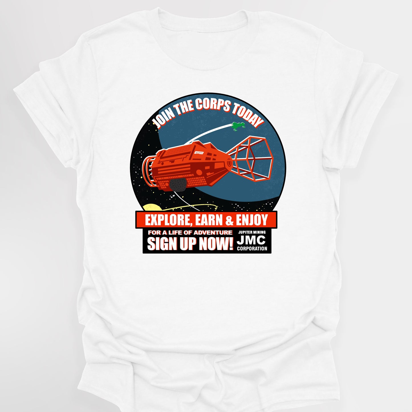 JOIN THE CORPS, JMC RECRUITMENT - Red Dwarf T-Shirt
