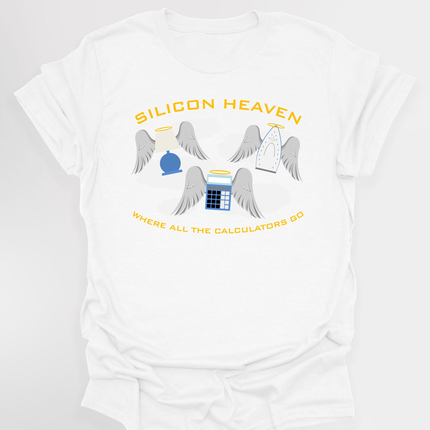 SILICON HEAVEN - WHERE ALL THE CALCULATORS GO - Red Dwarf T-Shirt