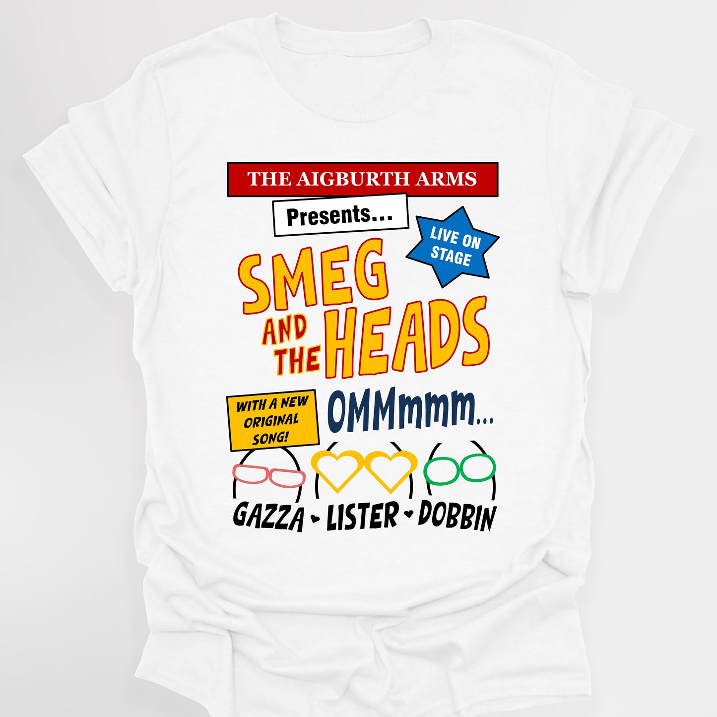SMEG AND THE HEADS BAND SHIRT, The Aigburth Arms - Red Dwarf T-Shirt
