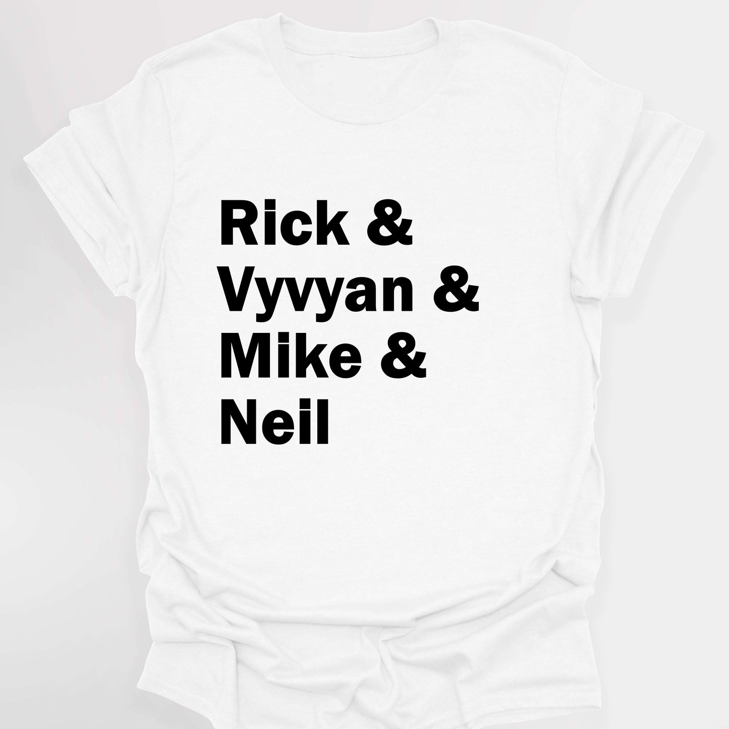 RICK & VYVYAN & MIKE & NEIL - The Young Ones T-Shirt