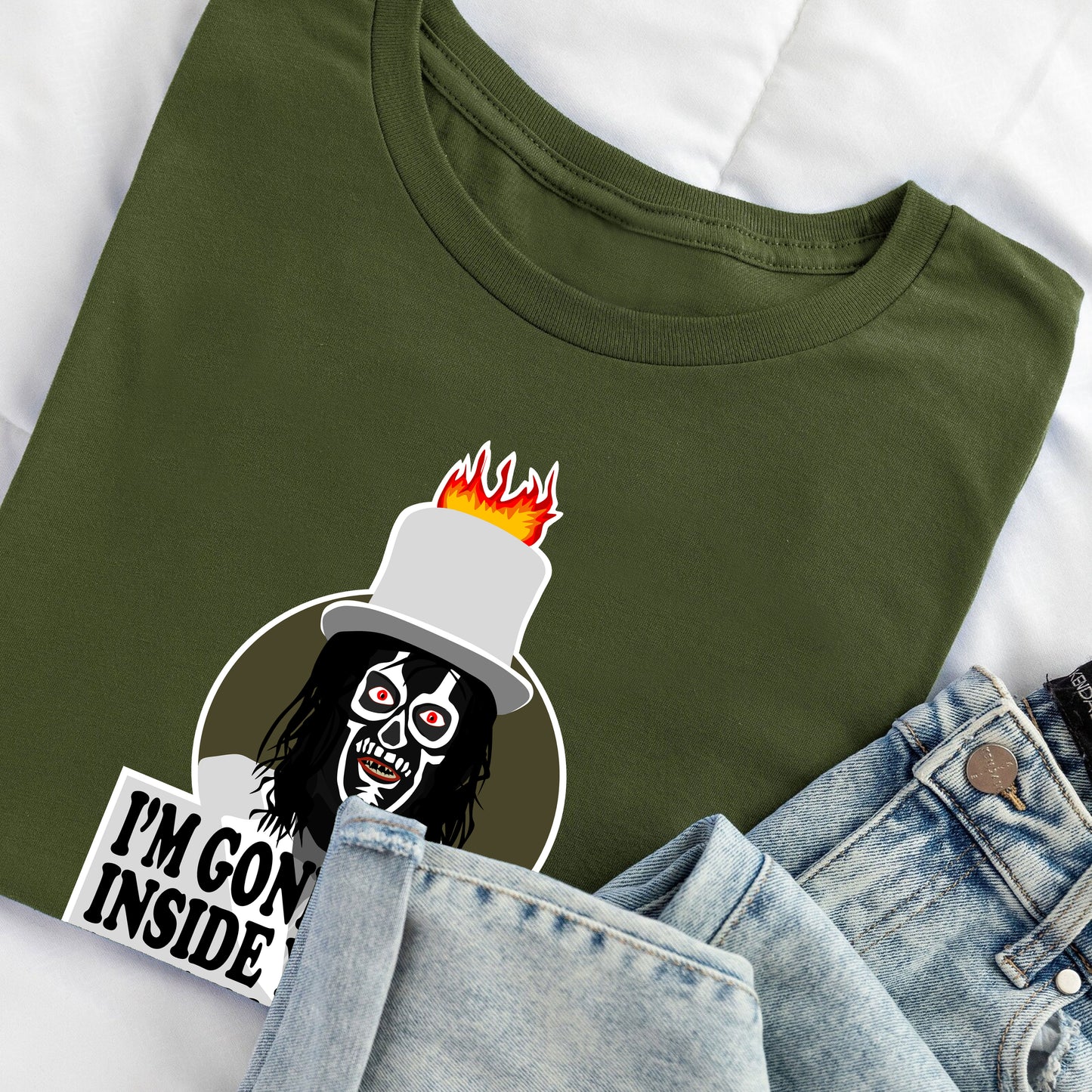 THE SPIRIT OF JAZZ , Gonna Creep Inside You Like a Warn Kitten, The Mighty Boosh T-Shirt