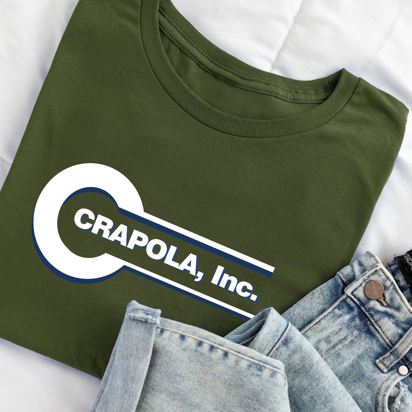 CRAPOLA INC Logo - Red Dwarf T-Shirt