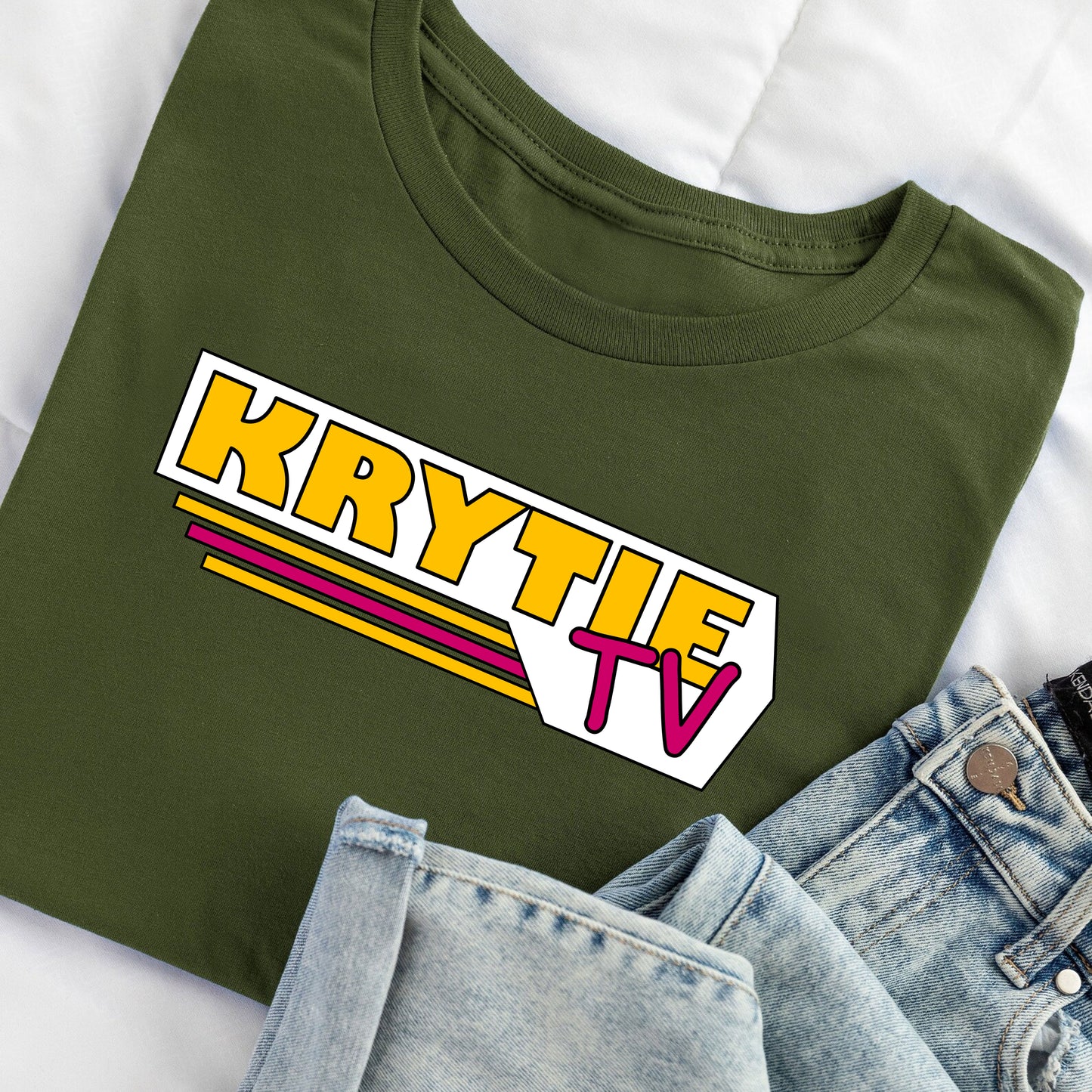 KRYTIE TV - Kryten Prison Televison - Red Dwarf T-Shirt
