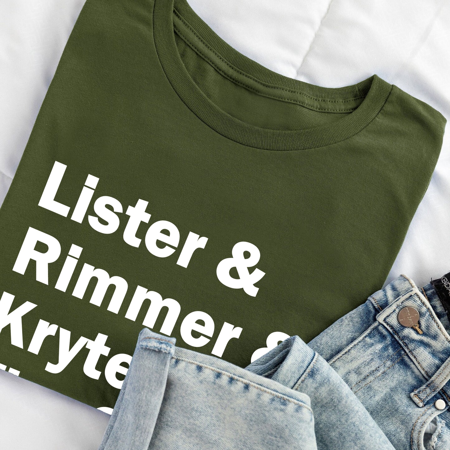 LISTER, RIMMER, KRYTEN & THE CAT - Red Dwarf T-Shirt