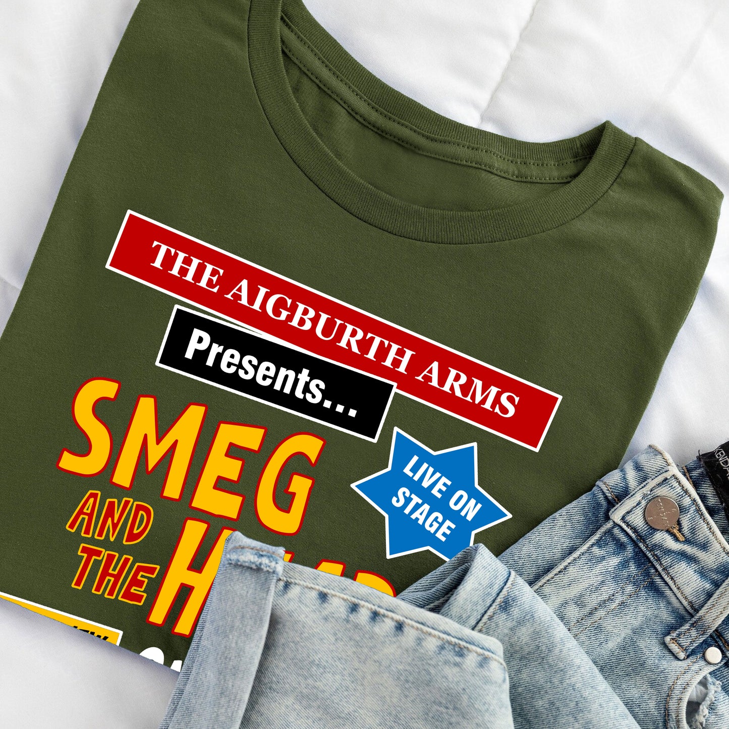 SMEG AND THE HEADS BAND SHIRT, The Aigburth Arms - Red Dwarf T-Shirt
