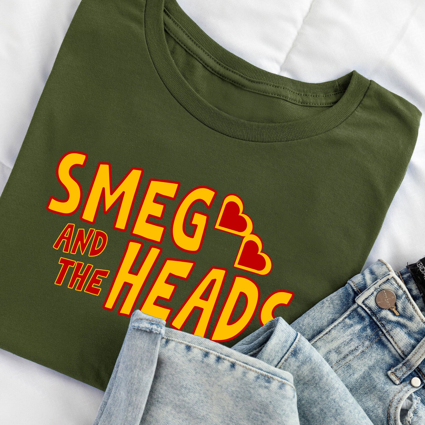 SMEG AND THE HEADS Listers Band Shirt - Red Dwarf T-Shirt