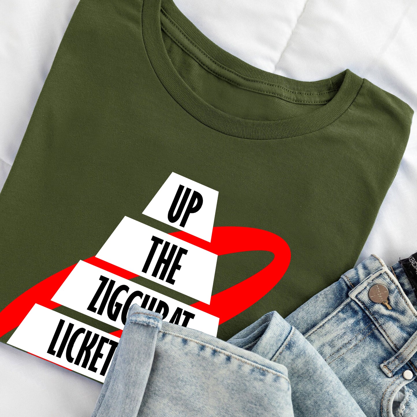 UP THE ZIGGURAT LICKETY SPLIT, Rimmer Quote - Red Dwarf T-Shirt