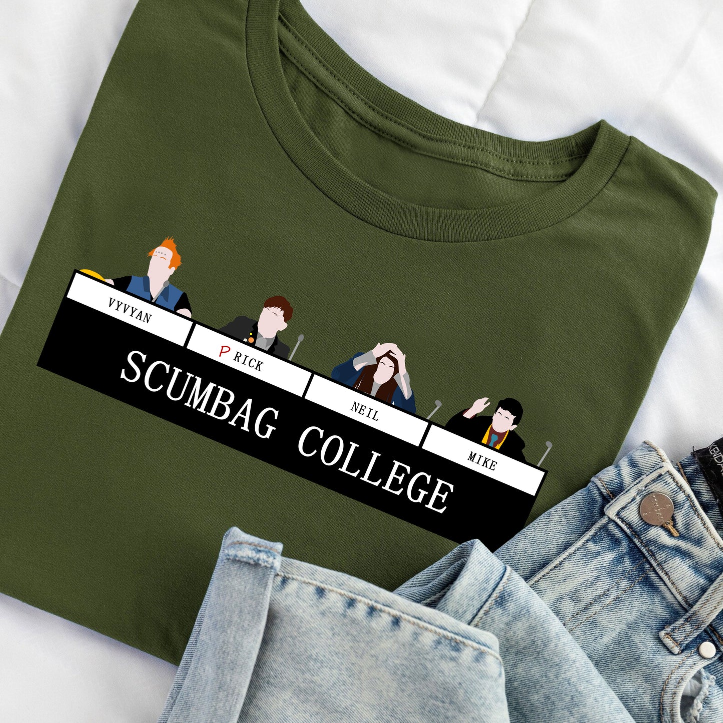 SCUMBAG COLLEGE / University Challenge - The Young Ones T-Shirt