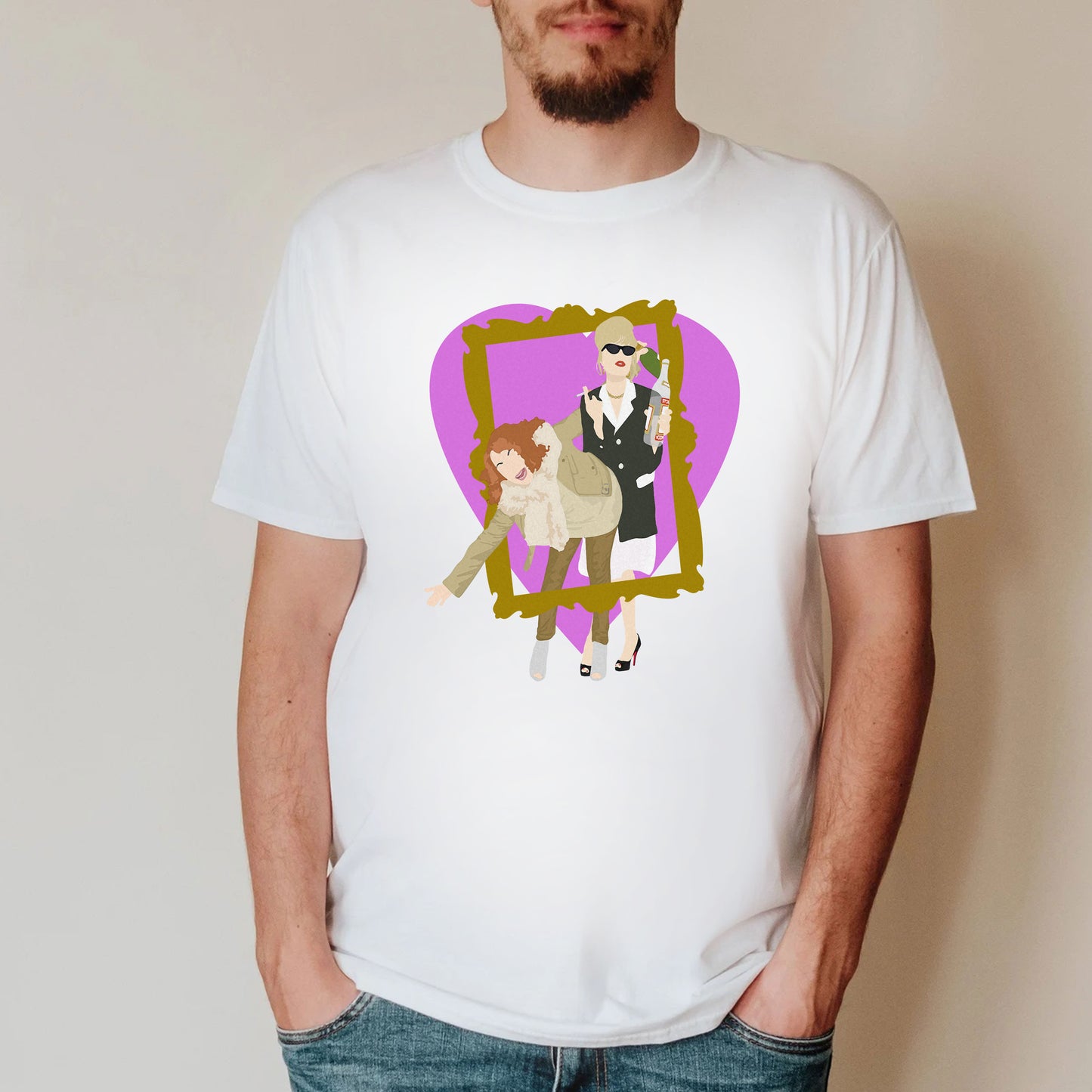 EDINA AND PATSY FABULOUS DARLING! - Absolutely Fabulous T-Shirt