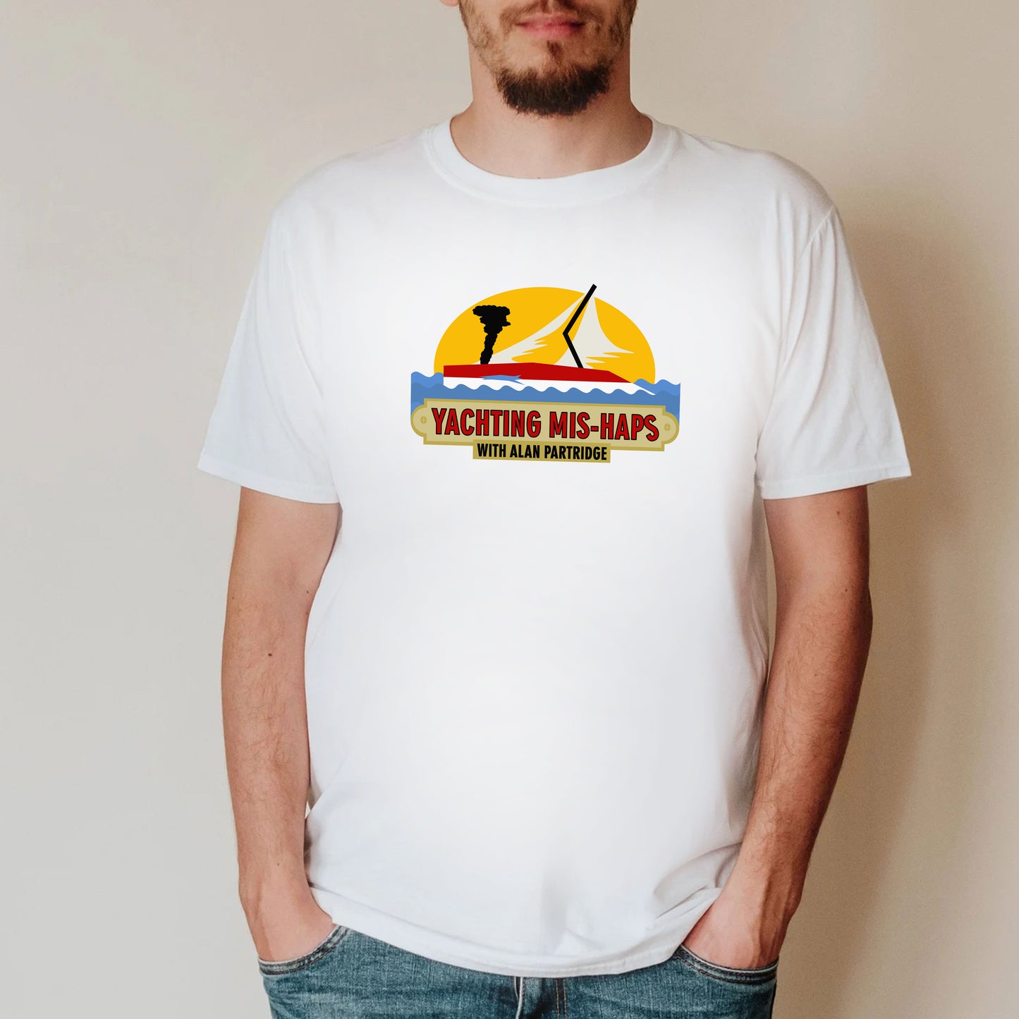Yaughting Mis-Haps with Alan Partridge - Alan Partridge T-Shirt