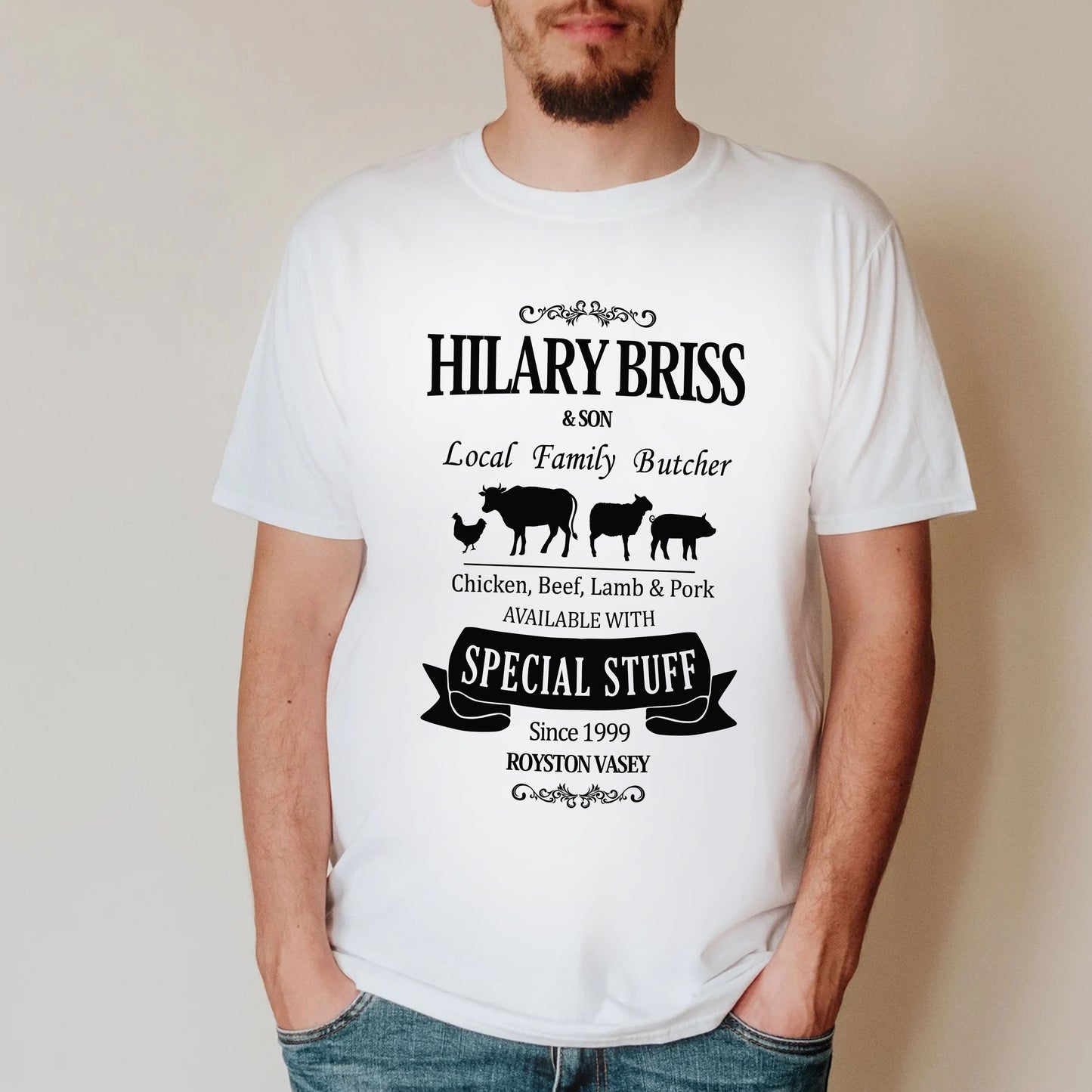 HILARY BRISS BUTCHER'S SHOP / Special Stuff - League Of Gentlemen T-Shirt