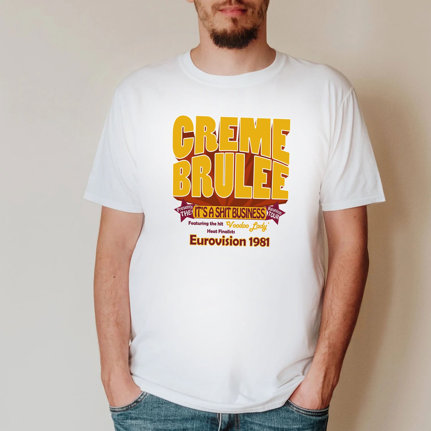 CREME BRULEE / SHIT BUSINESS TOUR / EUROVISION - League Of Gentlemen T-Shirt