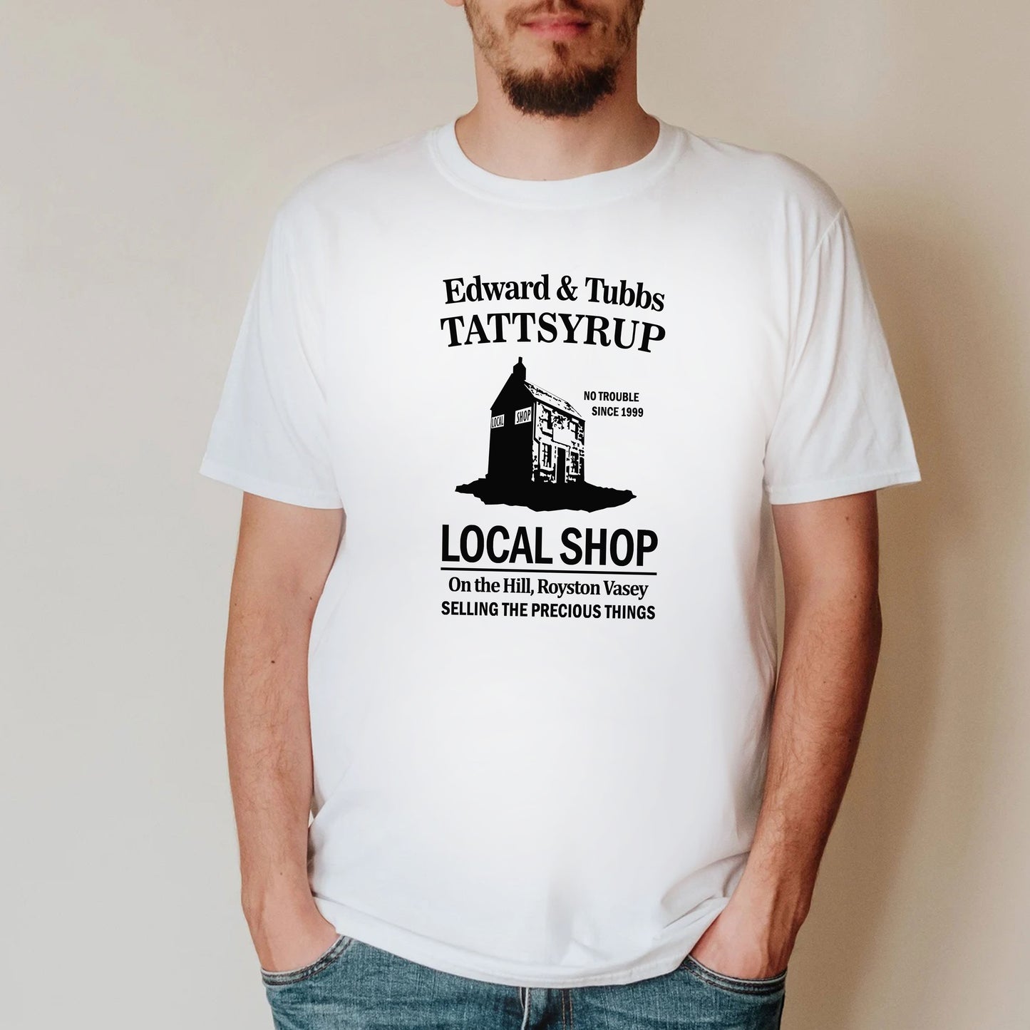 LOCAL SHOP / EDWARD AND TUBBS TATTSYRUP - The League Of Gentlemen T-Shirt