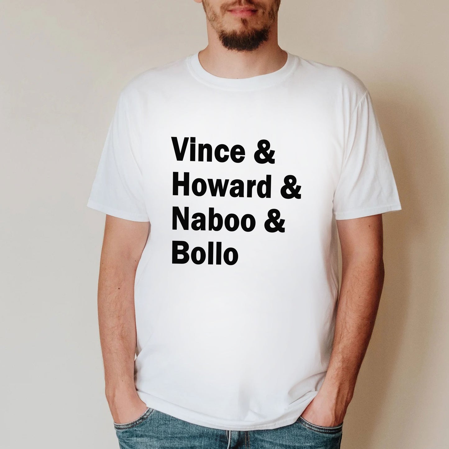 VINCE & HOWARD & NABOO & BOLLO - The Mighty Boosh T-Shirt
