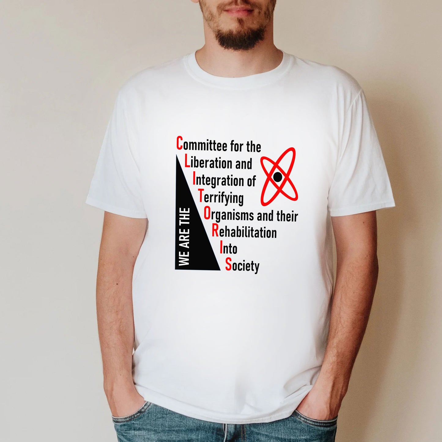 WE ARE C.L.I.T.O.R.I.S RIMMER PEACE GROUP - Red Dwarf T-Shirt