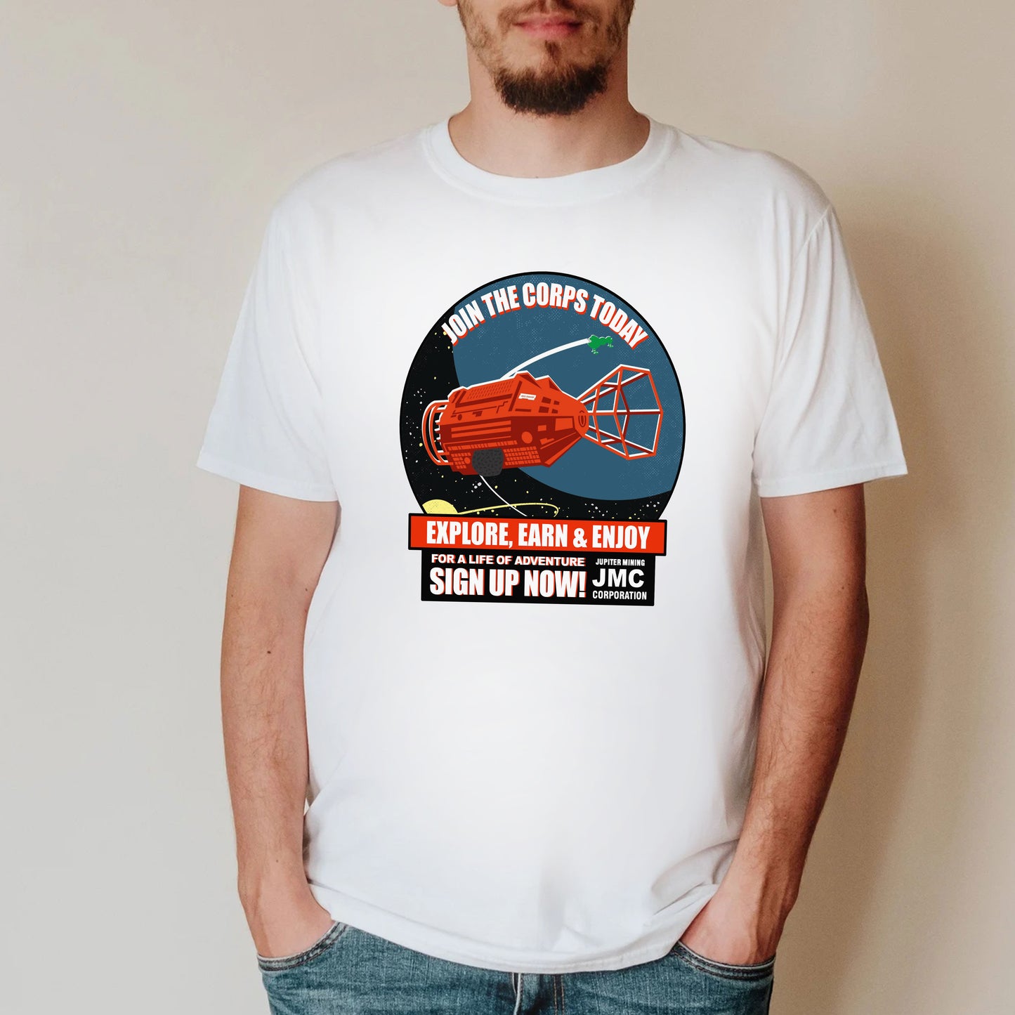 JOIN THE CORPS, JMC RECRUITMENT - Red Dwarf T-Shirt