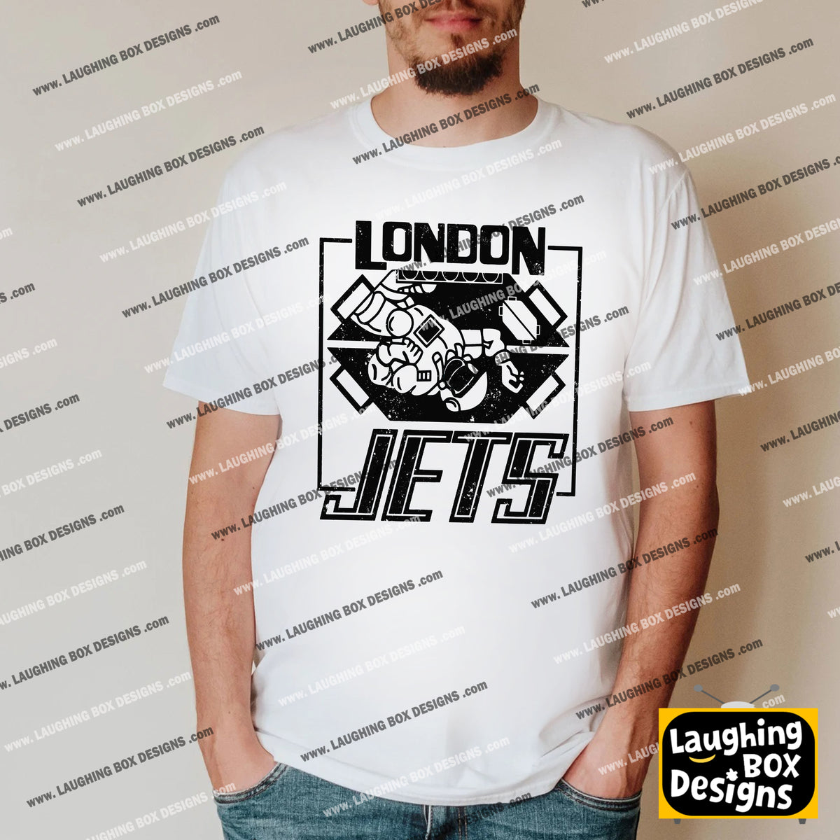 LONDON JETS / Zero Gravity Football - Red Dwarf T-Shirt
