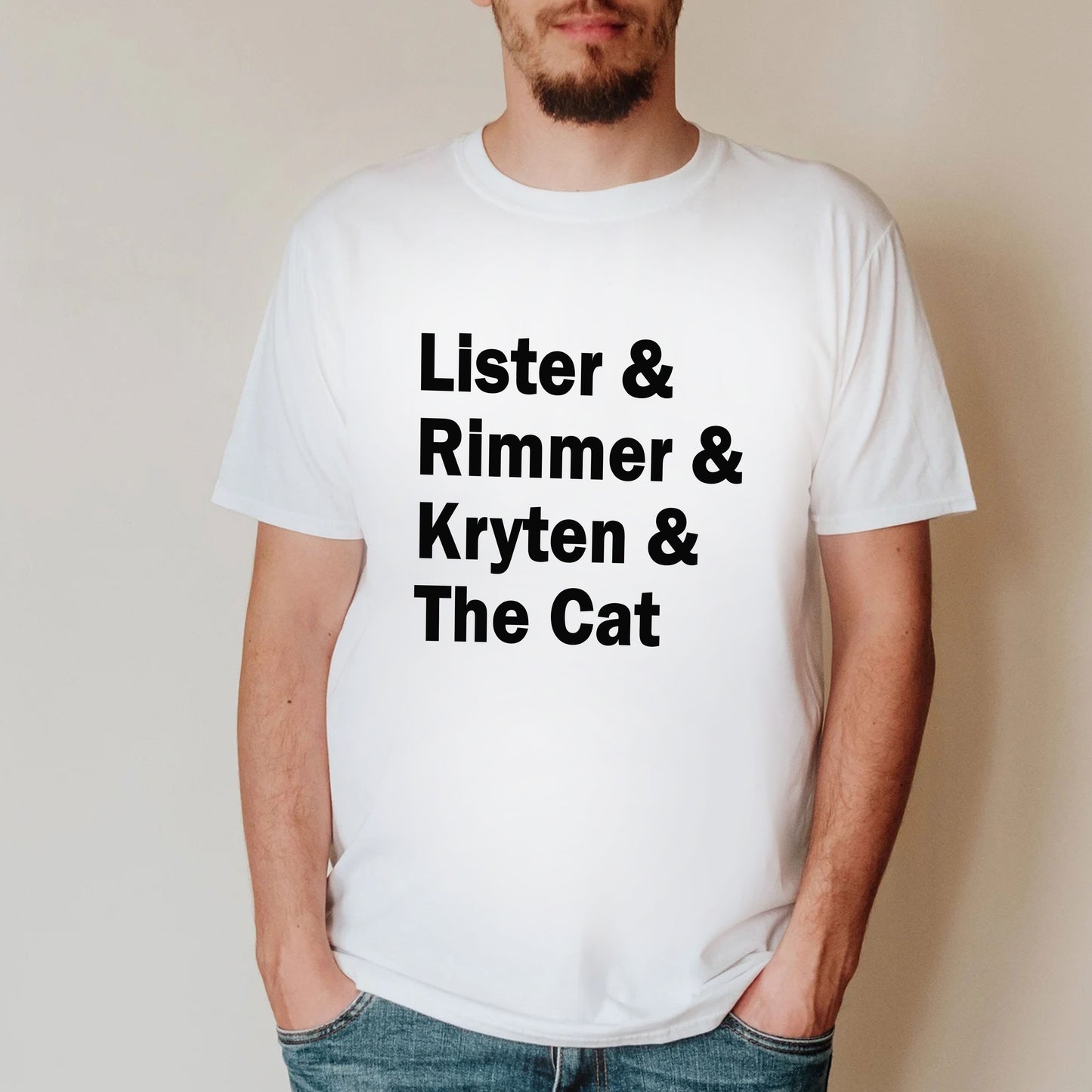 LISTER, RIMMER, KRYTEN & THE CAT - Red Dwarf T-Shirt