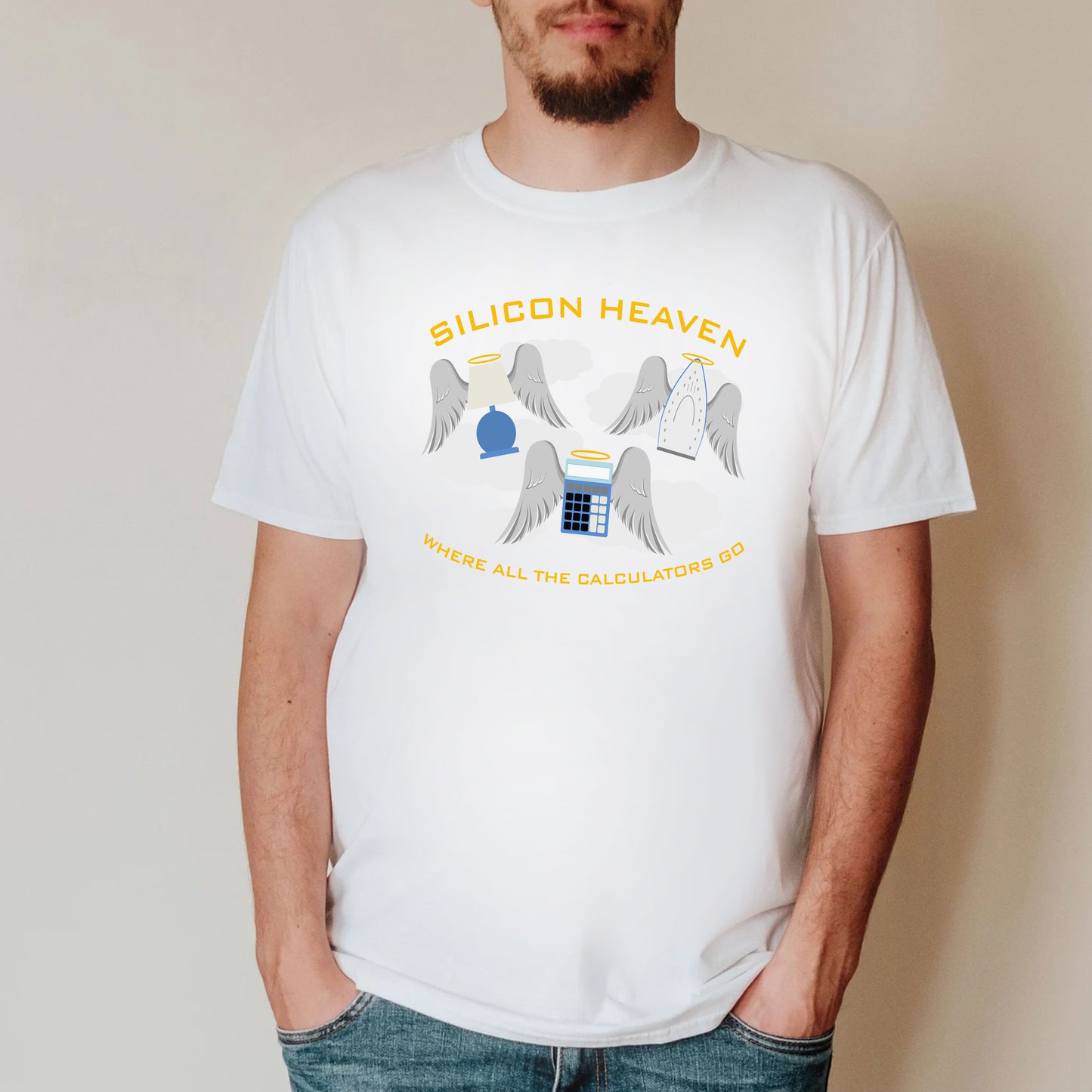 SILICON HEAVEN - WHERE ALL THE CALCULATORS GO - Red Dwarf T-Shirt