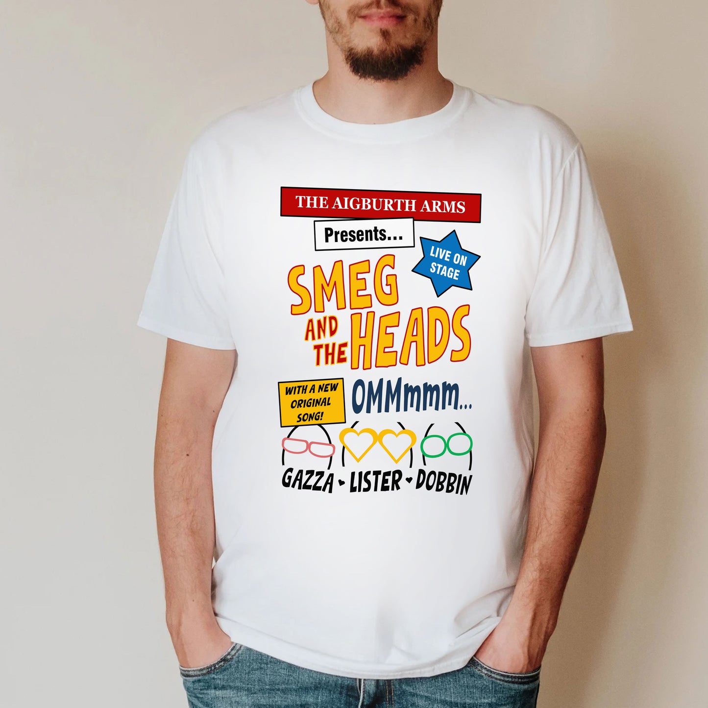SMEG AND THE HEADS BAND SHIRT, The Aigburth Arms - Red Dwarf T-Shirt