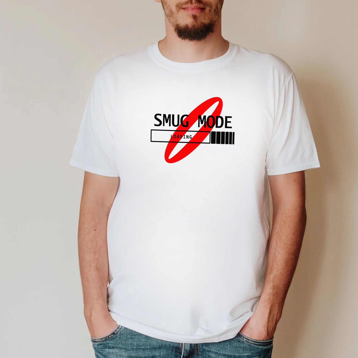 SMUG MODE LOADING / Kryten Quote - Red Dwarf T-Shirt