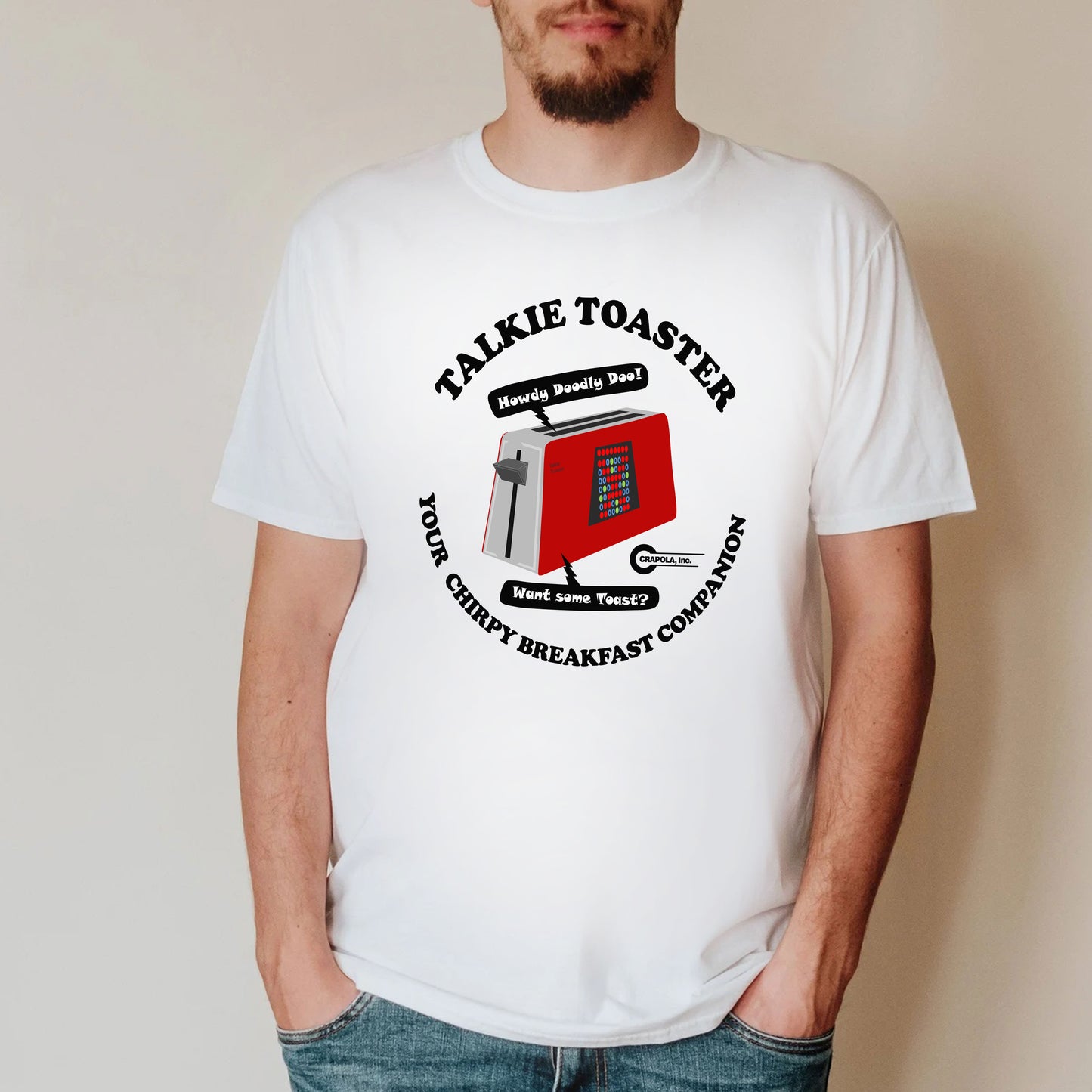 TALKIE TOASTER / Your Chirpy Breakfast Companion - Red Dwarf T-Shirt