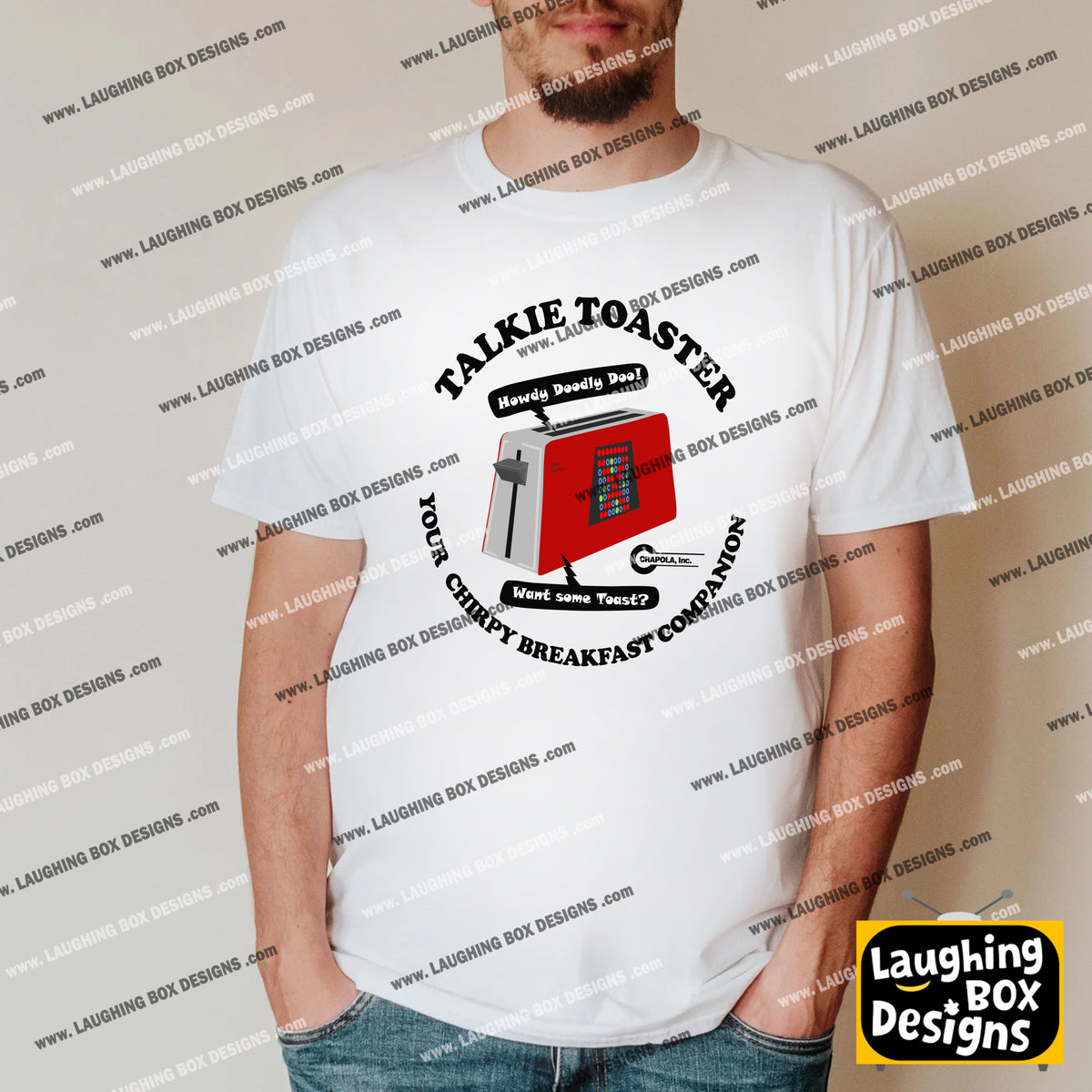 TALKIE TOASTER / Your Chirpy Breakfast Companion - Red Dwarf T-Shirt