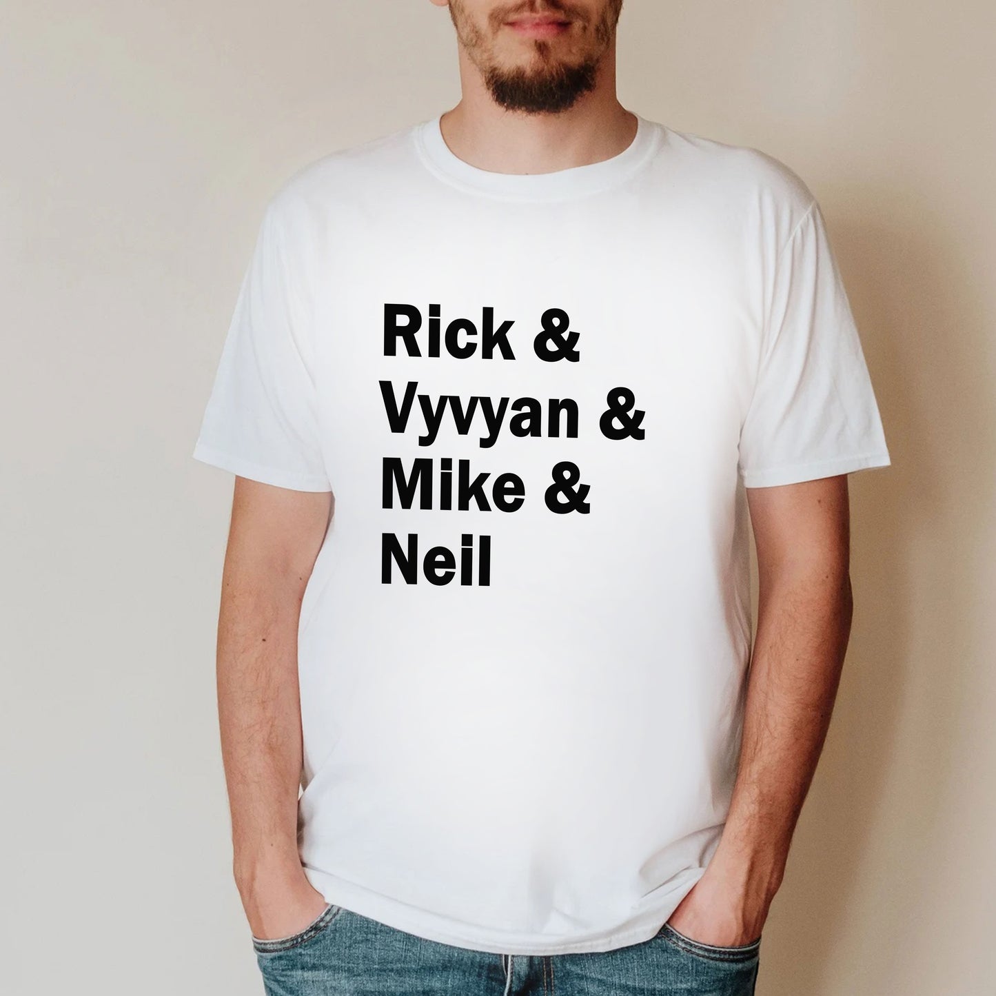 RICK & VYVYAN & MIKE & NEIL - The Young Ones T-Shirt