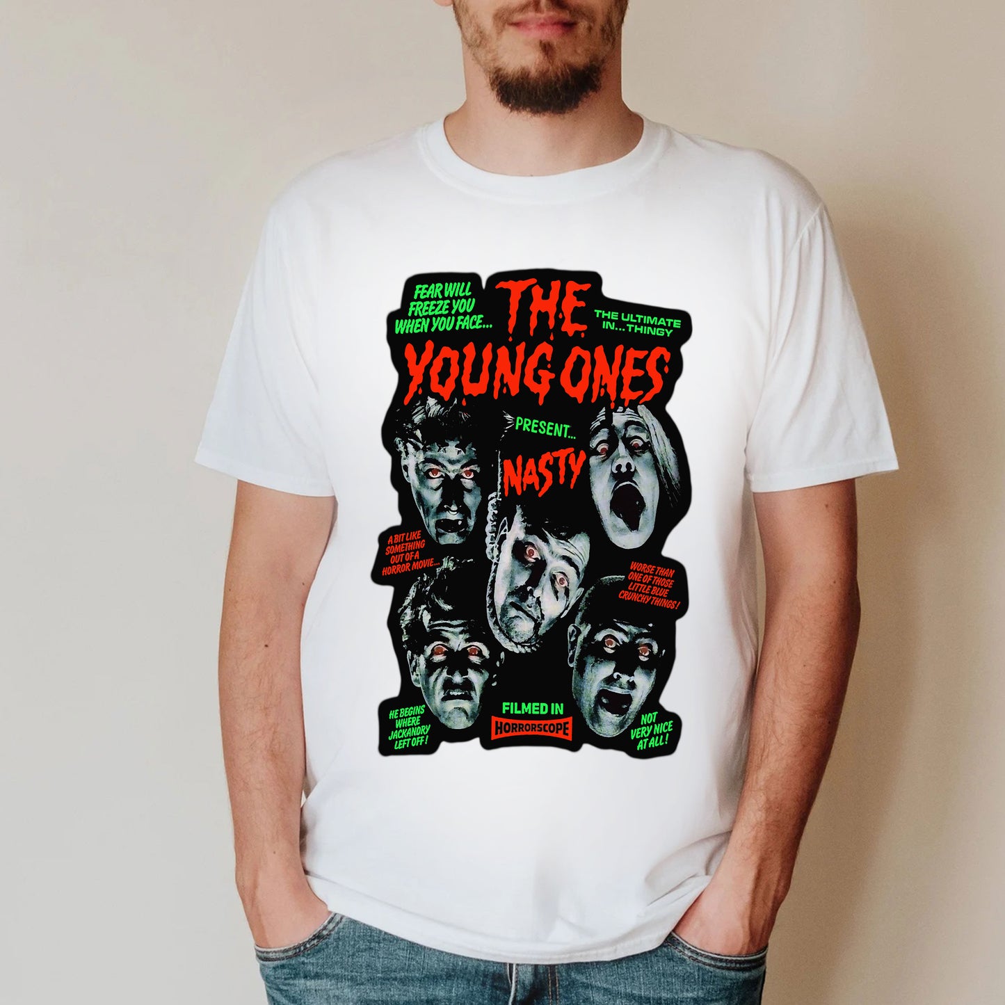 NASTY / HORRORSCOPE / Halloween - The Young Ones T-Shirt