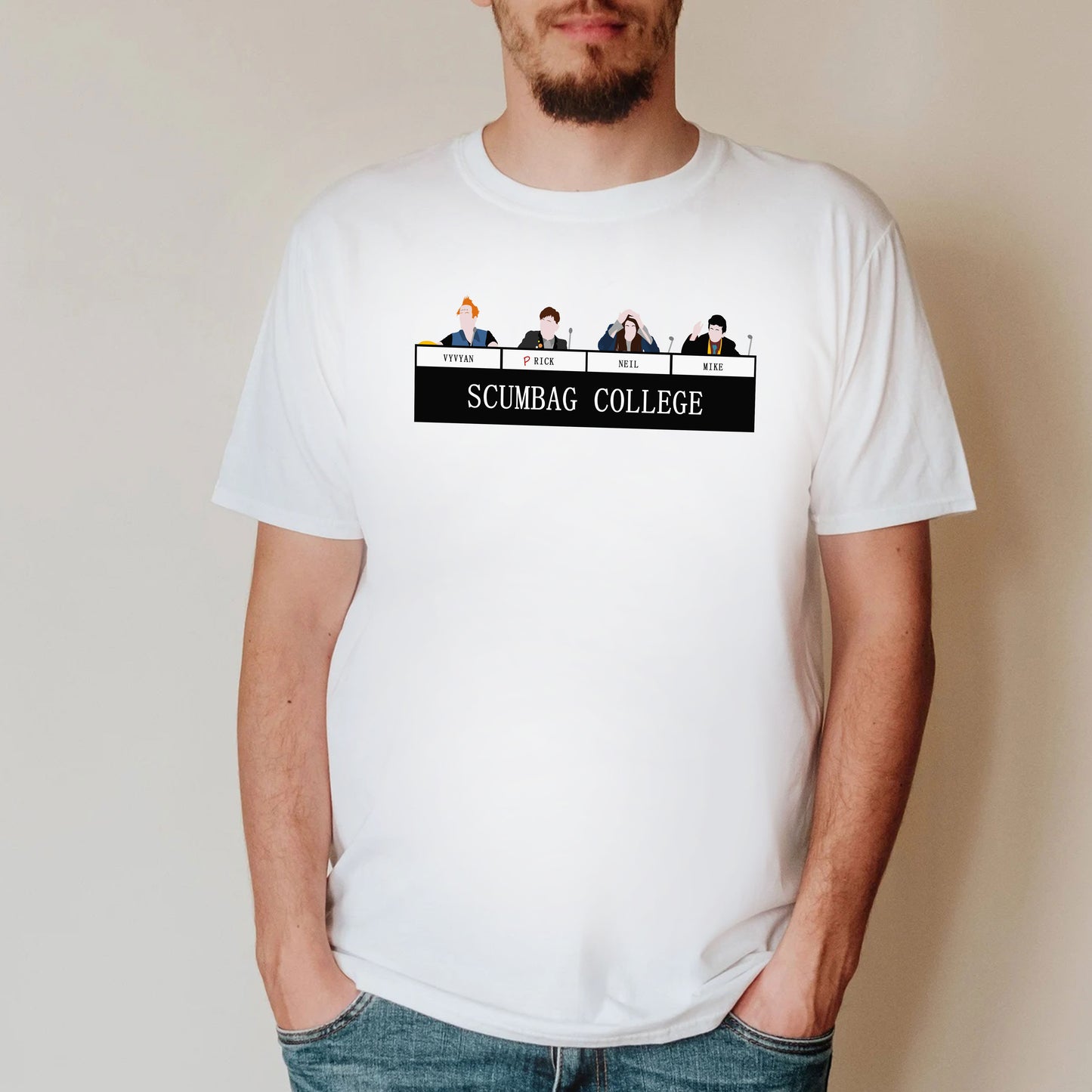 SCUMBAG COLLEGE / University Challenge - The Young Ones T-Shirt