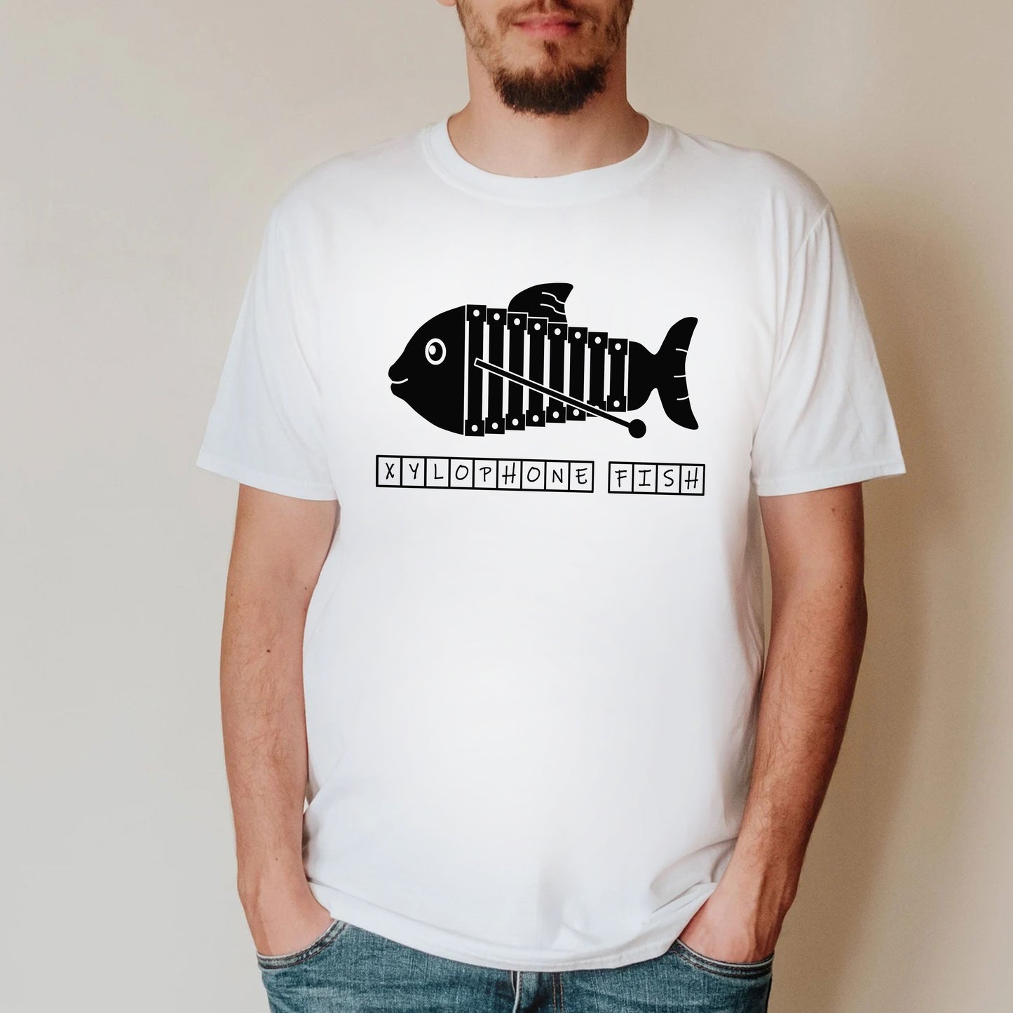 XYLOPHONE FISH - Bottom T-Shirt
