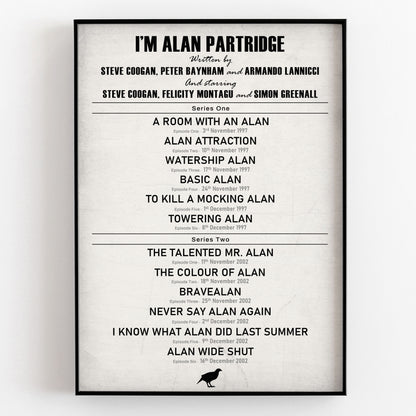 I'M ALAN PARTRIDGE EPISODE LIST Alan Partridge Print