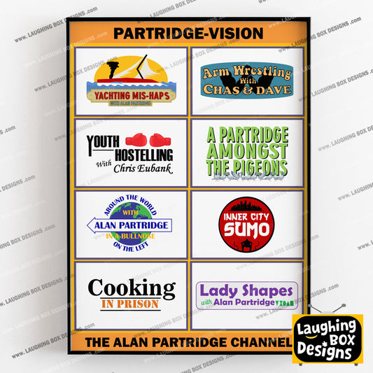 IDEA'S FOR A TV SHOW, Alan Partridge Print