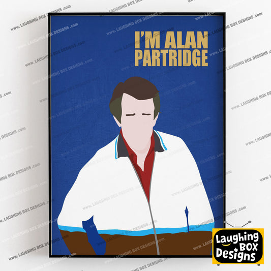 ALAN PARTRIDGE Comedy Characters Minimalist Print