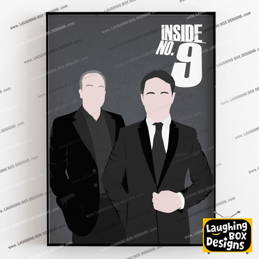 INSIDE NO.9 Comedy Characters Minimalist Print