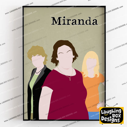 MIRANDA Comedy Characters Minimalist Print