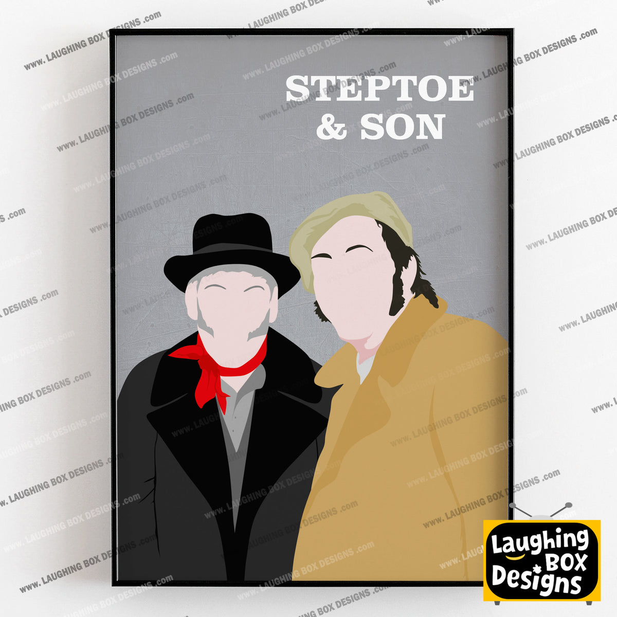STEPTOE & SON Comedy Characters Minimalist Print