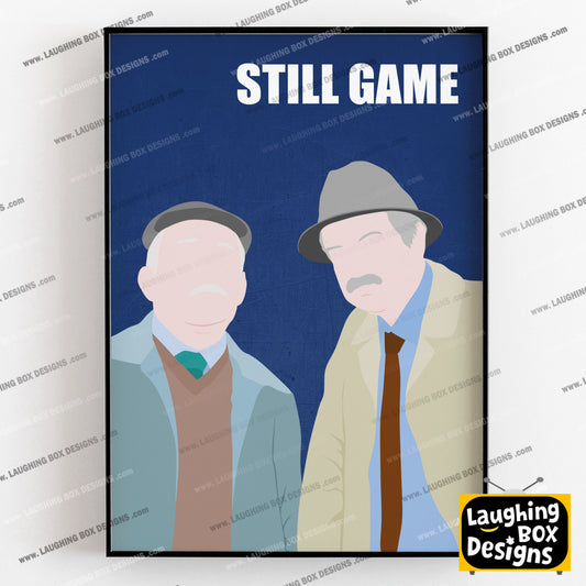 STILL GAME Comedy Characters Minimalist Print