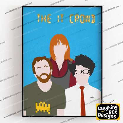 THE IT CROWD Comedy Characters Minimalist Print