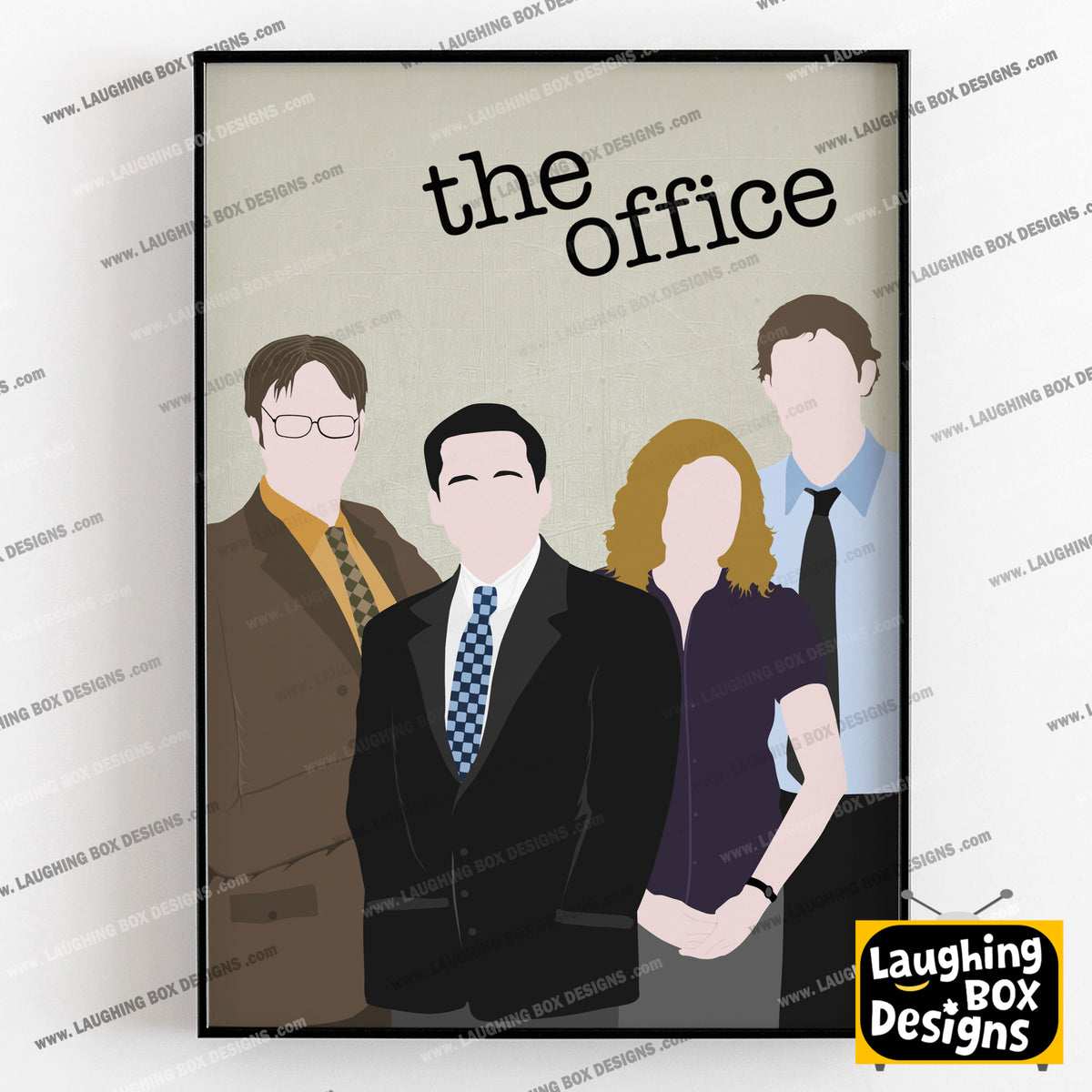 THE OFFICE (US) Comedy Characters Minimalist Print