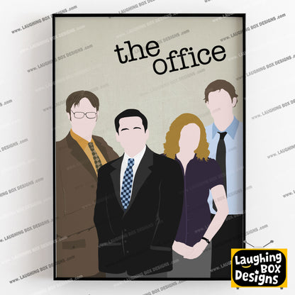 THE OFFICE (US) Comedy Characters Minimalist Print