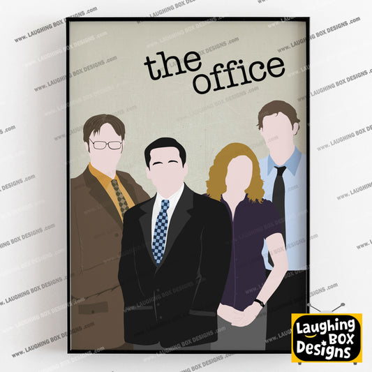 THE OFFICE (US) Comedy Characters Minimalist Print