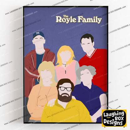 THE ROYLE FAMILY Comedy Characters Minimalist Print