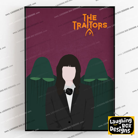 THE TRAITORS Television Show Minimalist Print